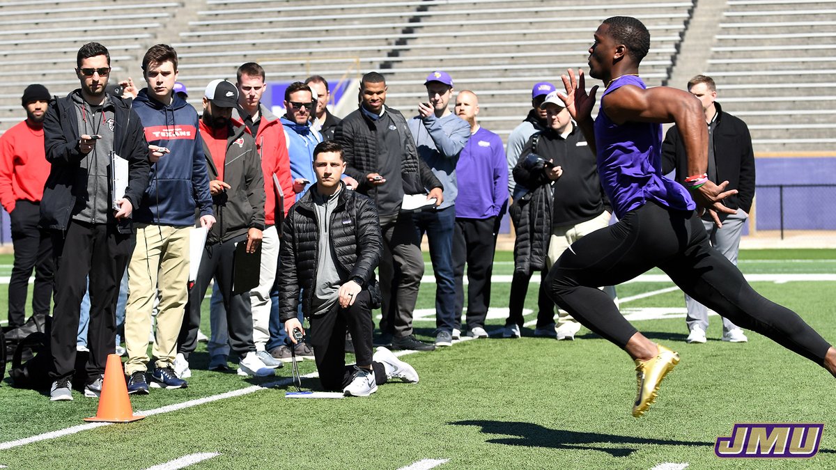 JMU Football Hosts Pro Day