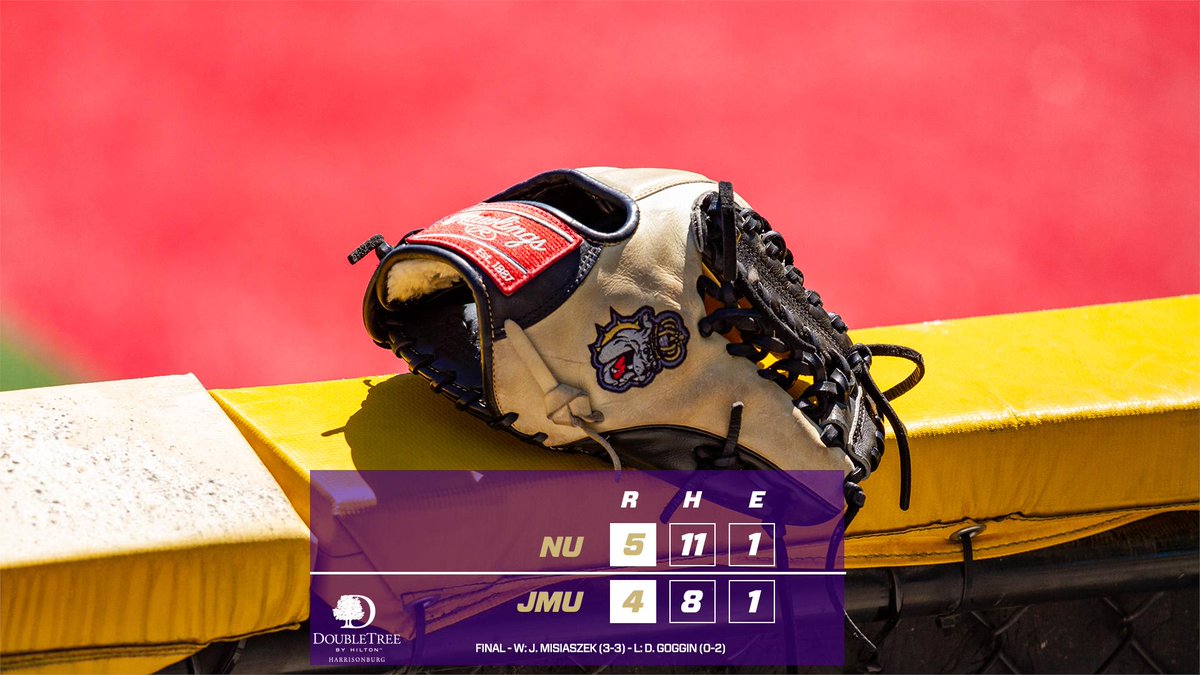 JMU Baseball Drops Two Against Northeastern