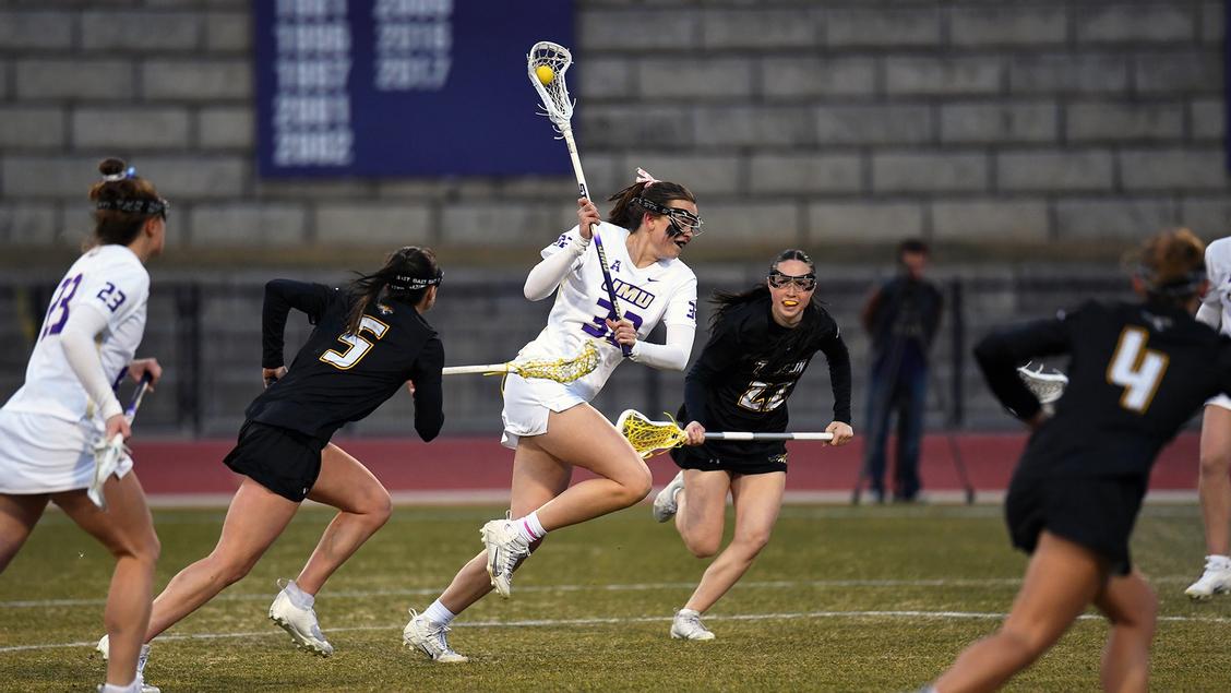 JMU Lacrosse Moves to 5-0 with Wins Over Towson, Albany